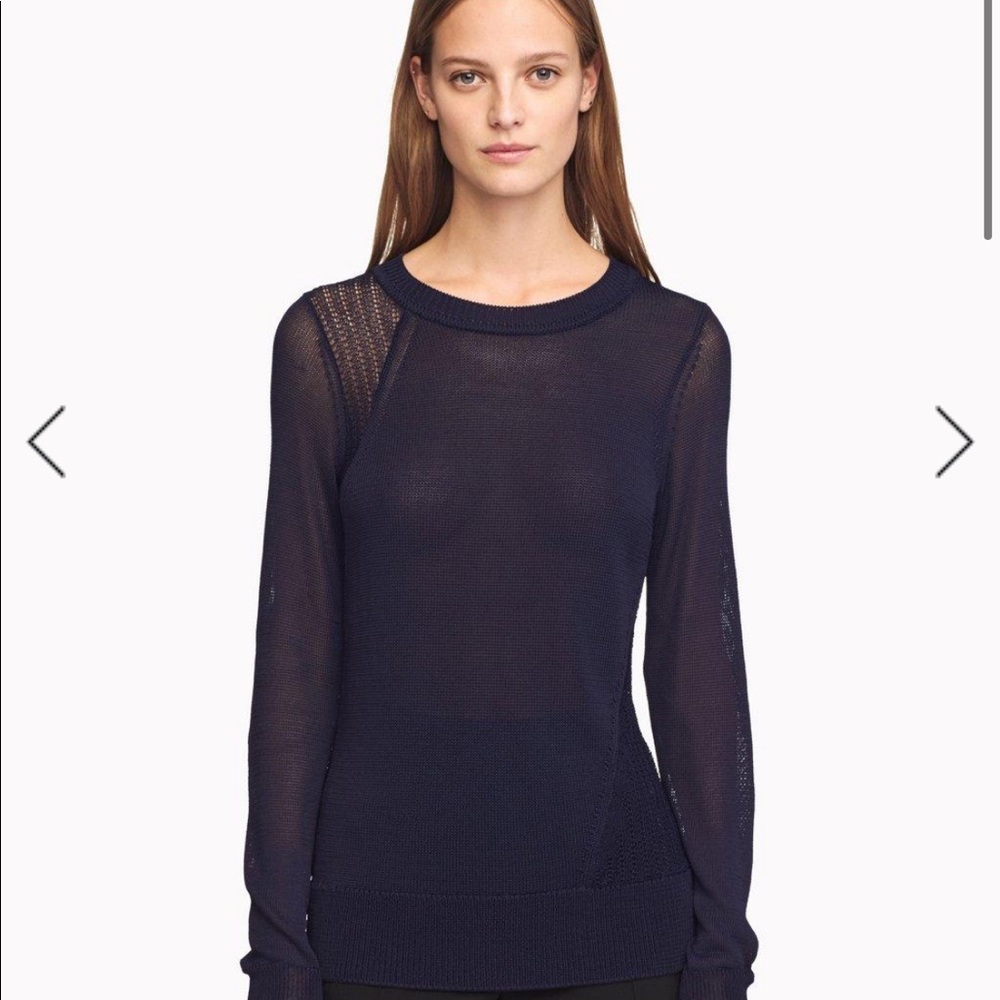 Rag & Bone Phillipa Navy Pullover Size S NWT